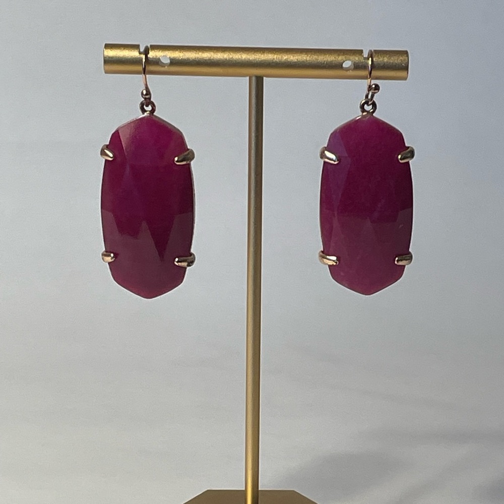 KENDRA SCOTT Esme Earrings—Purple Jade